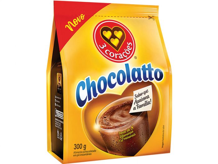 Achocolatado Achocolatto 3 Corações 300G (7896005804391)